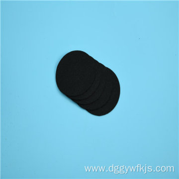 Clothing DIY material black needle punched cotton